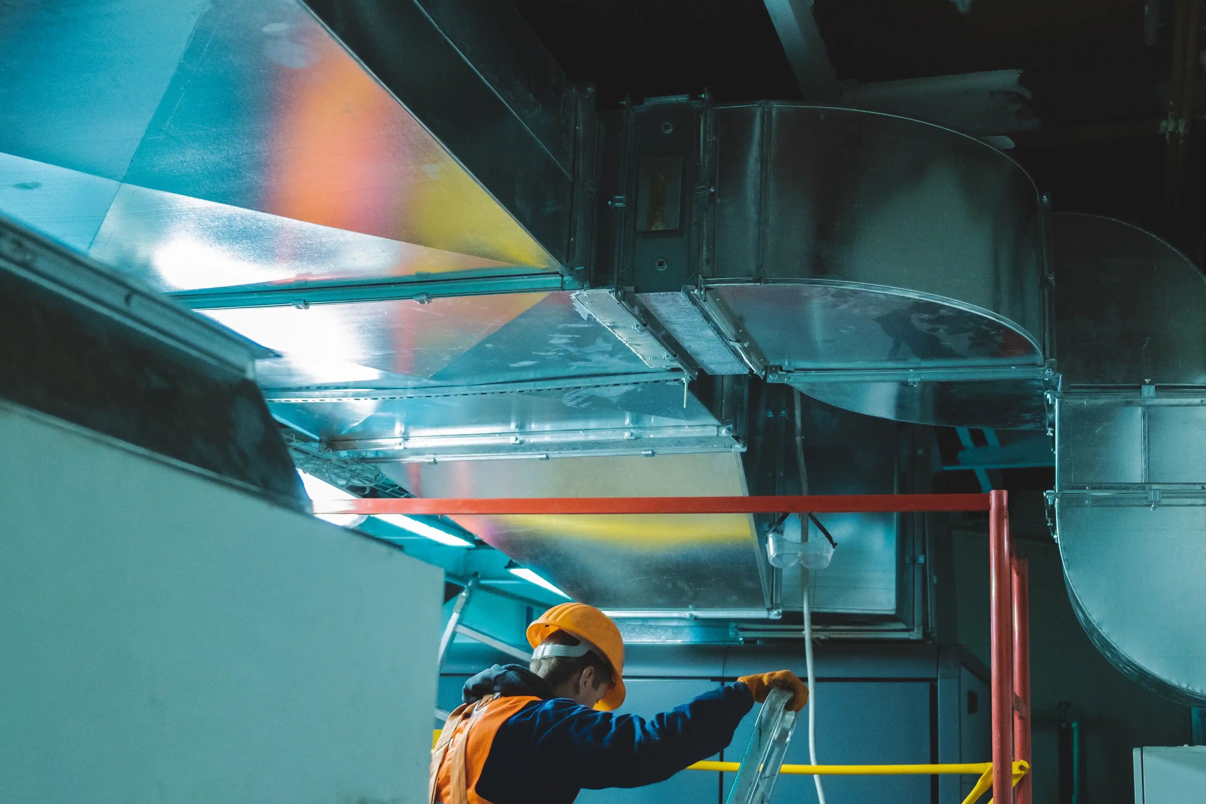 image of electrical work